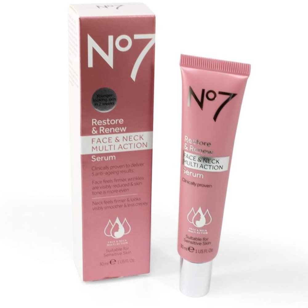No7 Restore & Renew Multi-Action Serum 1.69 oz